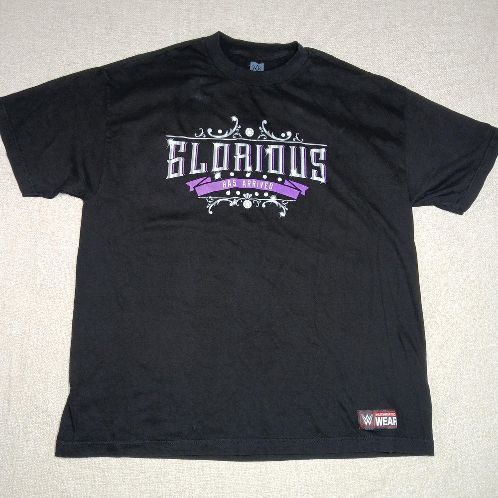 WWE Bobby Roode Glorious Has Arrived Black Graphic T-Shirt Mens XL Wrestling
